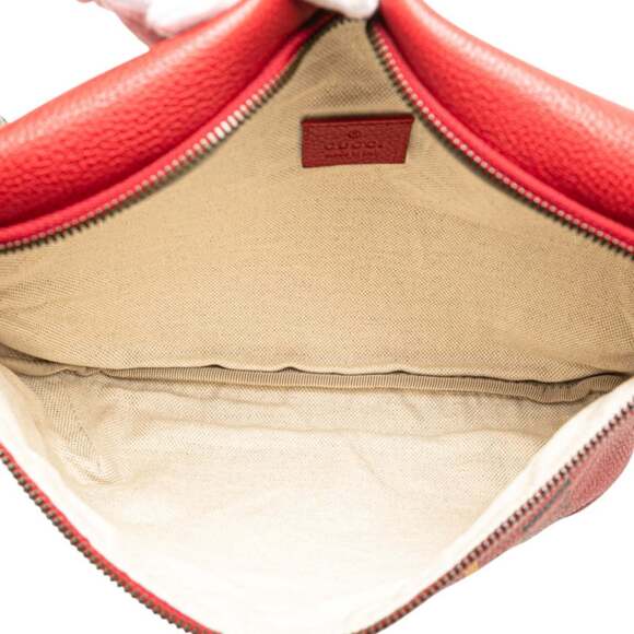 GUCCI Authentic Red Leather Fanny Pack - Picture 7 of 10